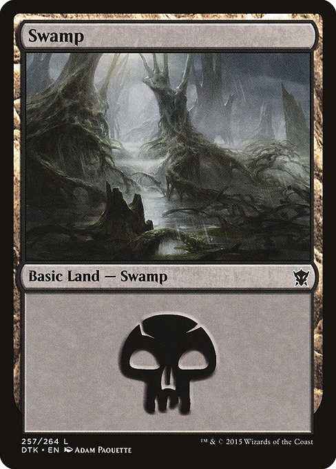 Swamp (Dragons of Tarkir #257)