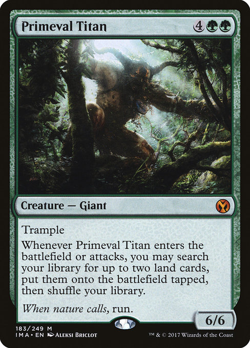 Primeval Titan (Iconic Masters #183)