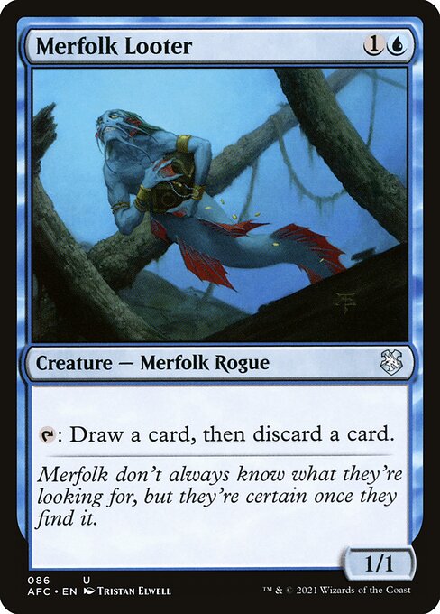 Merfolk Looter (Forgotten Realms Commander #86)