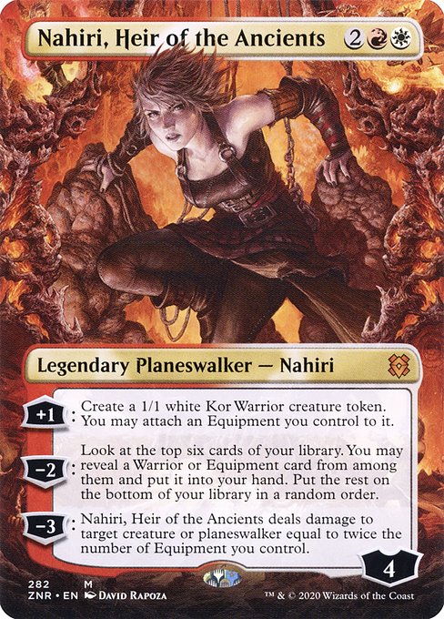 Nahiri, Heir of the Ancients (znr) 282