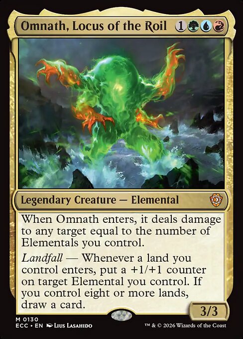 Omnath, Locus of the Roil magic the gathering card art
