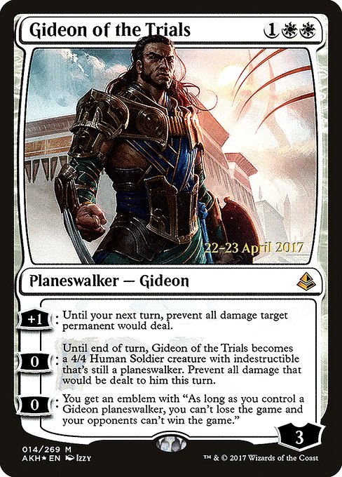 Gideon of the Trials (Amonkhet Promos #14s)
