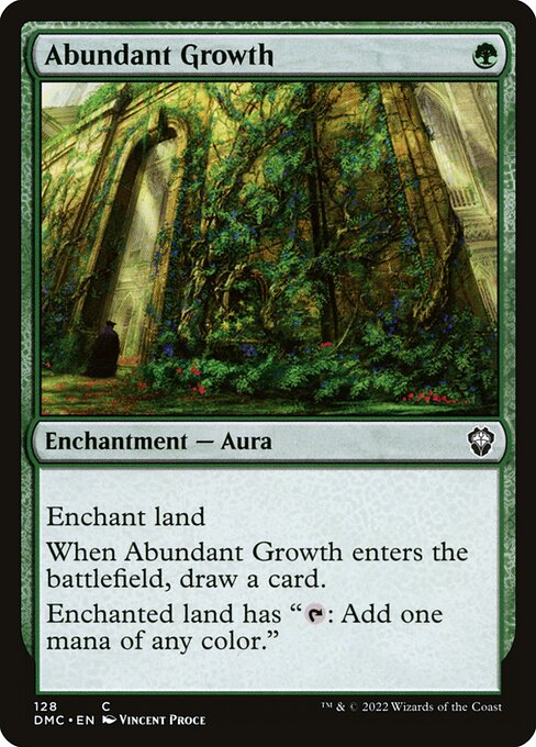 Abundant Growth (Dominaria United Commander #128)