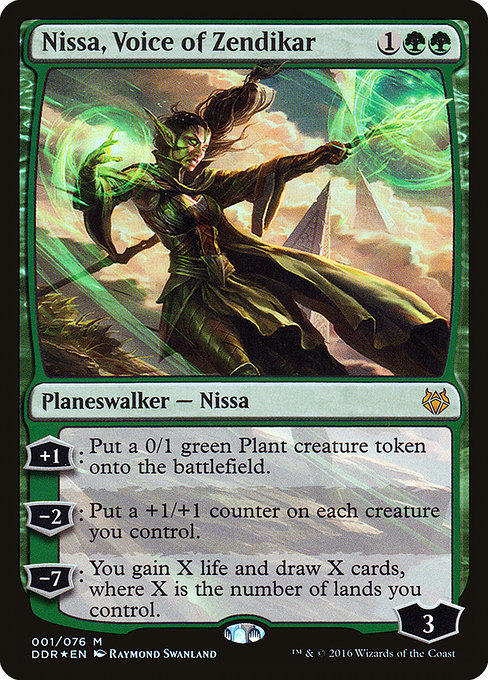 Nissa, Voice of Zendikar card image