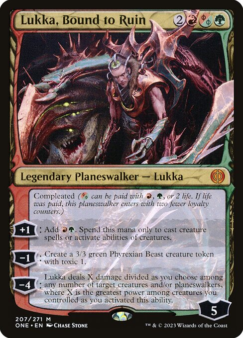 Lukka, Bound to Ruin (Phyrexia: All Will Be One #207)