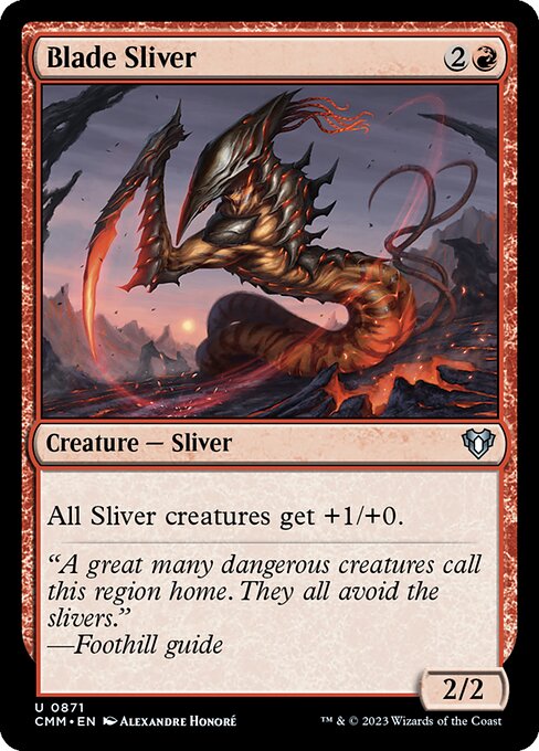 Blade Sliver (Commander Masters #871)