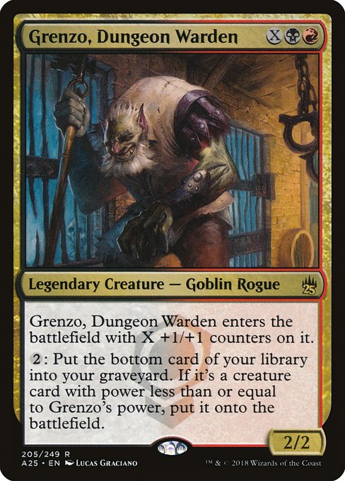 Grenzo, Dungeon Warden (Masters 25 #205)