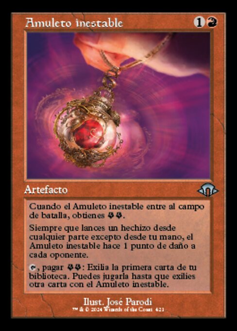 Unstable Amulet (Modern Horizons 3 #421)