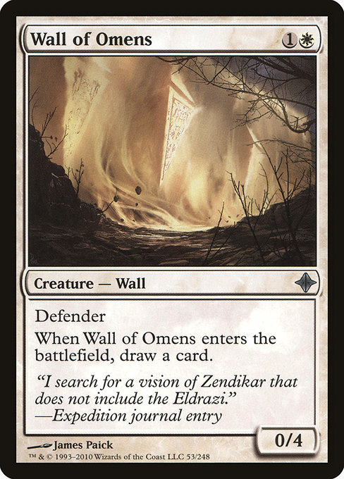 Wall of Omens (Rise of the Eldrazi #53)