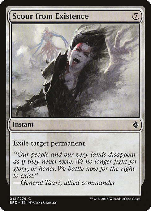 Scour from Existence (bfz) 13