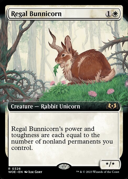 Regal Bunnicorn (Wilds of Eldraine #326)