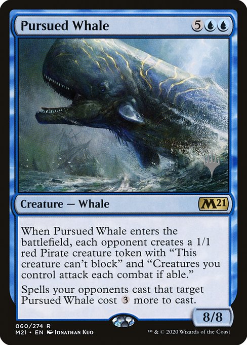Pursued Whale (Core Set 2021 Promos #60p)