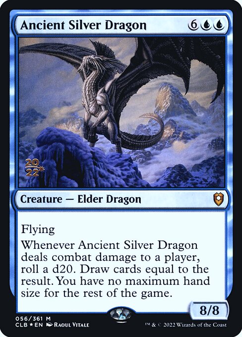 Ancient Silver Dragon (Foil Prerelease Cards)