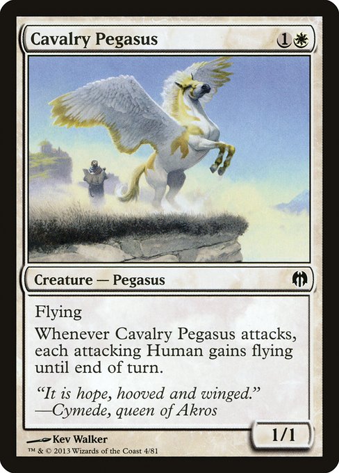 Cavalry Pegasus (Duel Decks: Heroes vs. Monsters #4)