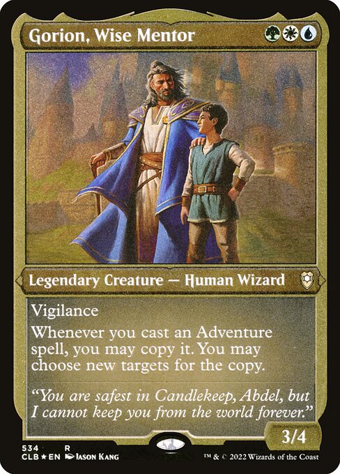 Gorion, Wise Mentor card image