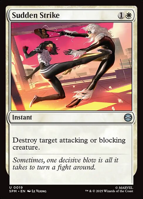Sudden Strike magic the gathering card art