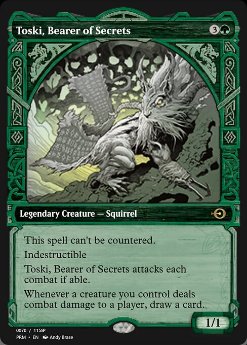 Toski, Bearer of Secrets (Magic Online Promos #88340)