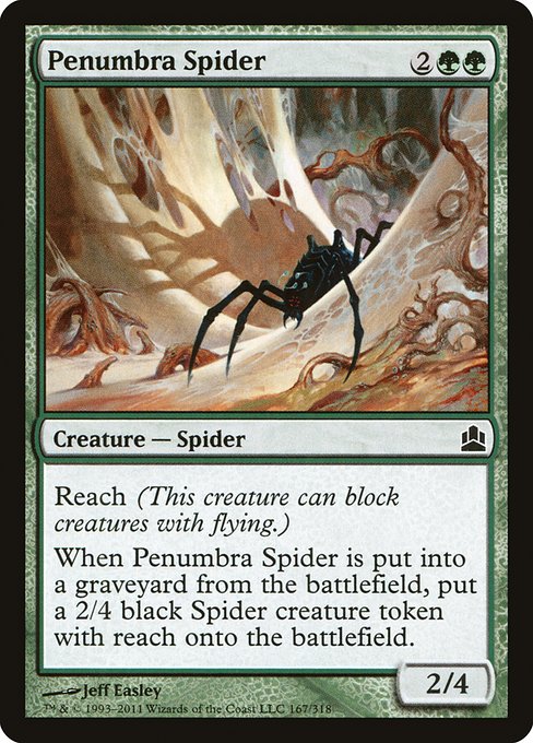 Penumbra Spider (Commander 2011 #167)