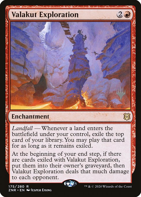 Valakut Exploration (Zendikar Rising Promos #175p)