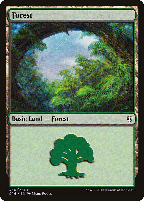 Forest (Commander 2016 #350)