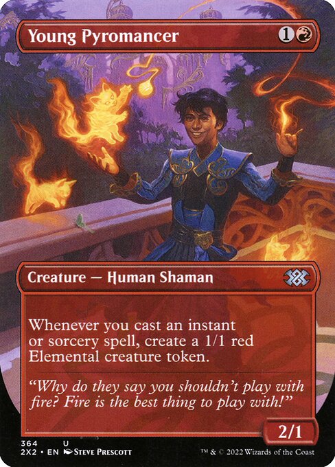 Young Pyromancer (Double Masters 2022 #364)
