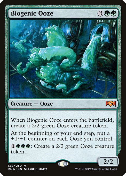 Biogenic Ooze (Ravnica Allegiance #122)