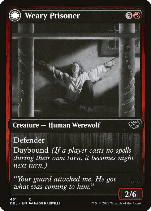 Weary Prisoner (Innistrad: Double Feature)