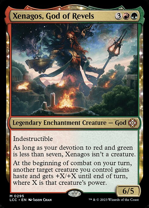 Xenagos, God of Revels (The Lost Caverns of Ixalan Commander #295)