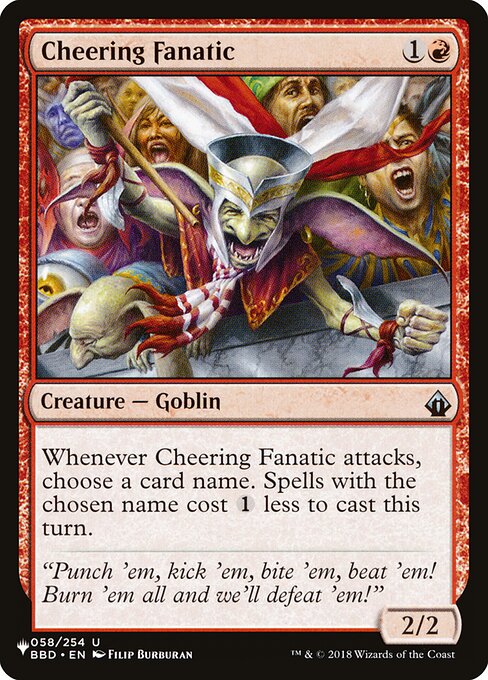 Cheering Fanatic (The List #BBD-58)