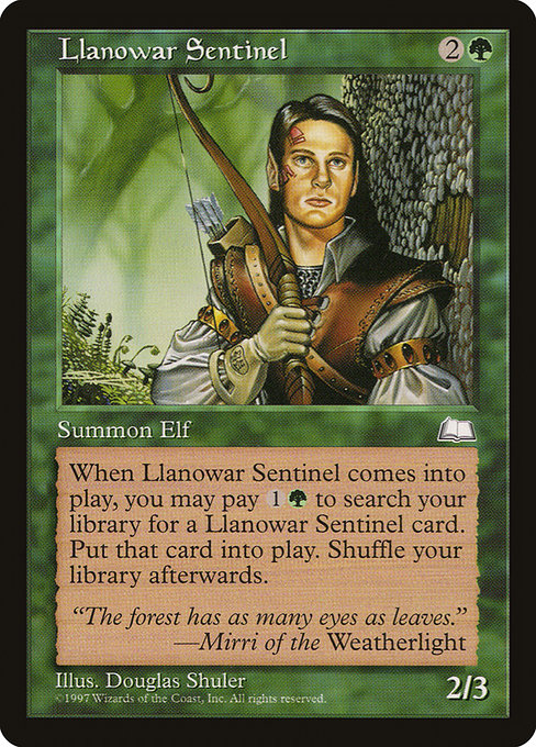 Llanowar Sentinel card image