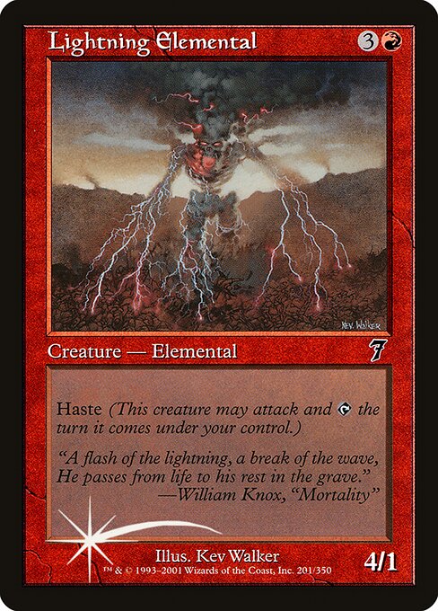 Lightning Elemental card image