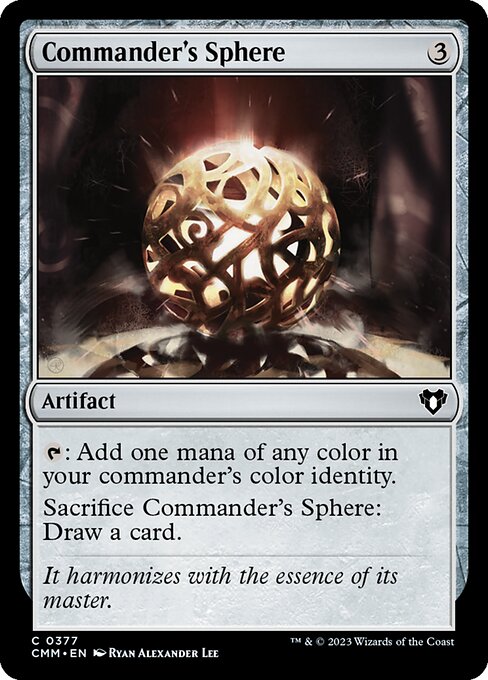 Commander's Sphere (Commander Masters #377)