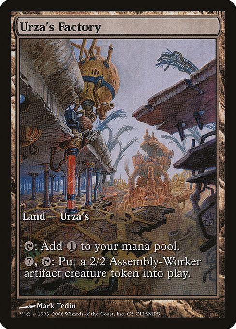 Urza's Factory (Champs and States #5)