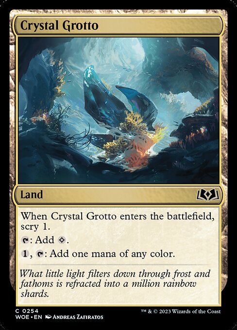 Crystal Grotto (Wilds of Eldraine #254)