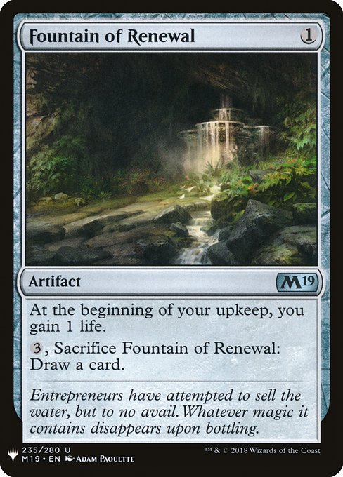 Fountain of Renewal (plst) M19-235