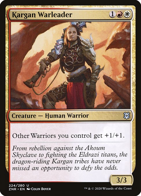 Kargan Warleader (Zendikar Rising #224)