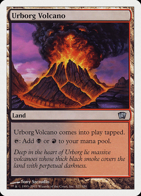 Urborg Volcano (Eighth Edition #327)
