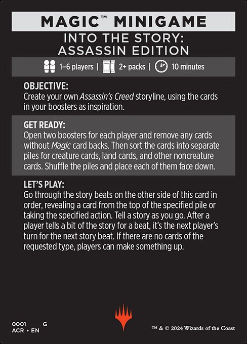 Into the Story: Assassin Edition