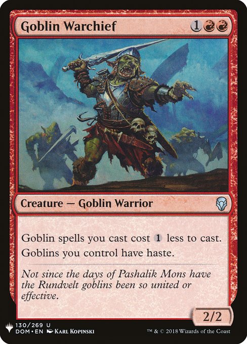 Goblin Warchief (Mystery Booster #961)