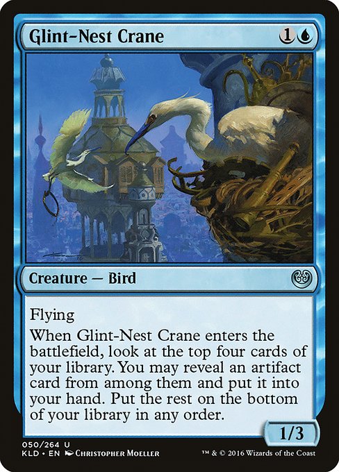 Grue au nid étincelant|Glint-Nest Crane