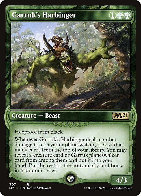 Garruk's Harbinger (Core Set 2021 #307)