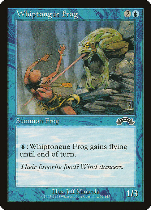 Whiptongue Frog card image