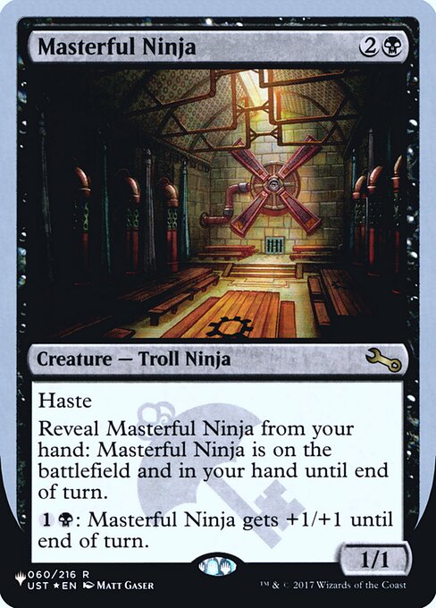 Masterful Ninja (The List (Unfinity Foil Edition) #22)