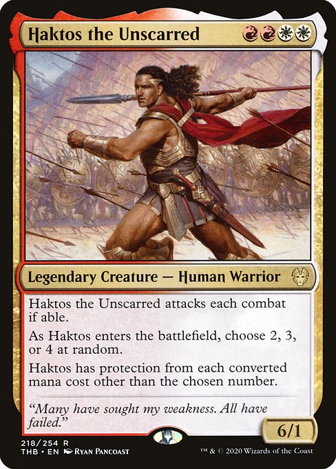 Haktos the Unscarred card image