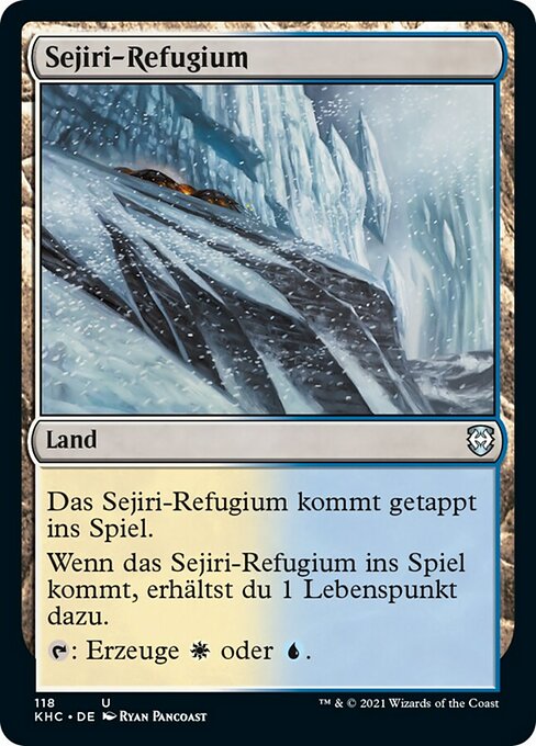 Sejiri Refuge (Kaldheim Commander #118)