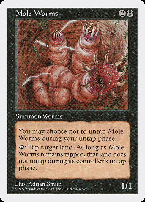 Vers fouisseurs|Mole Worms