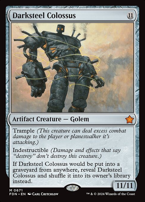 Darksteel Colossus (fdn) 671 Darksteel Colossus (fdn) 671