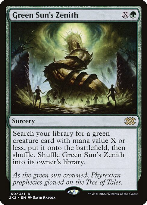 Green Sun's Zenith (Double Masters 2022 #150)
