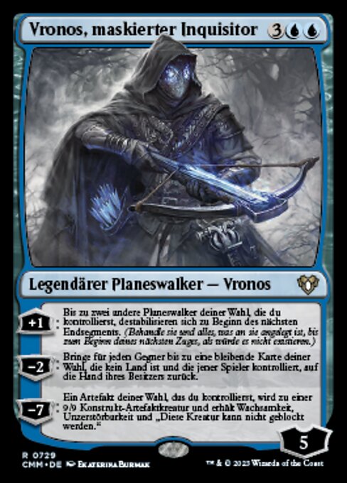 Vronos, Masked Inquisitor (Commander Masters #729)