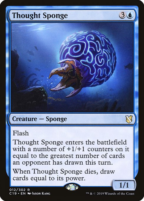 Thought Sponge (Commander 2019 #12)